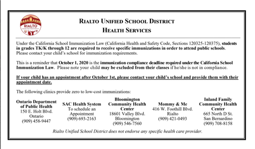 Health Services Locations 